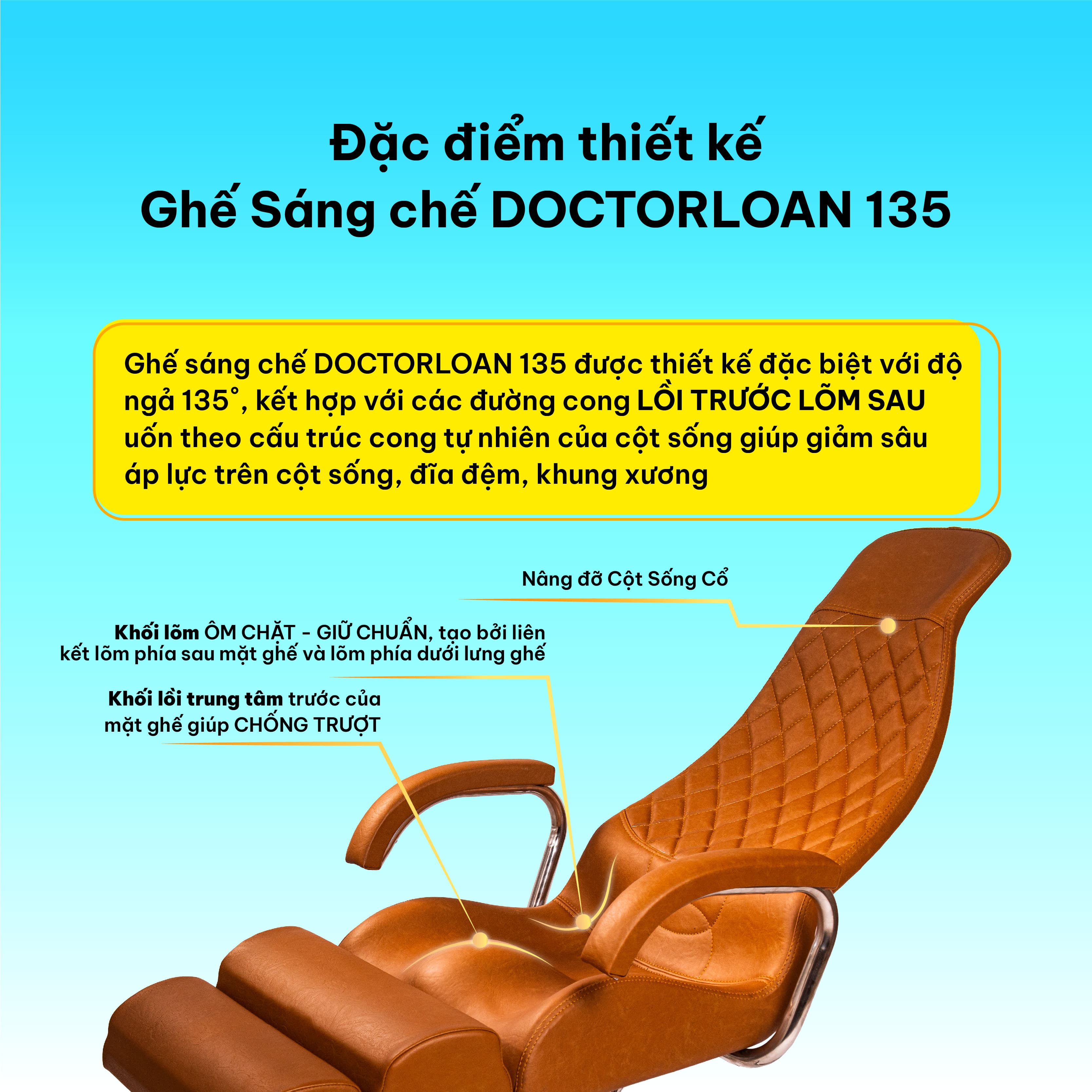 Ghế sáng chế DoctorLoan 135