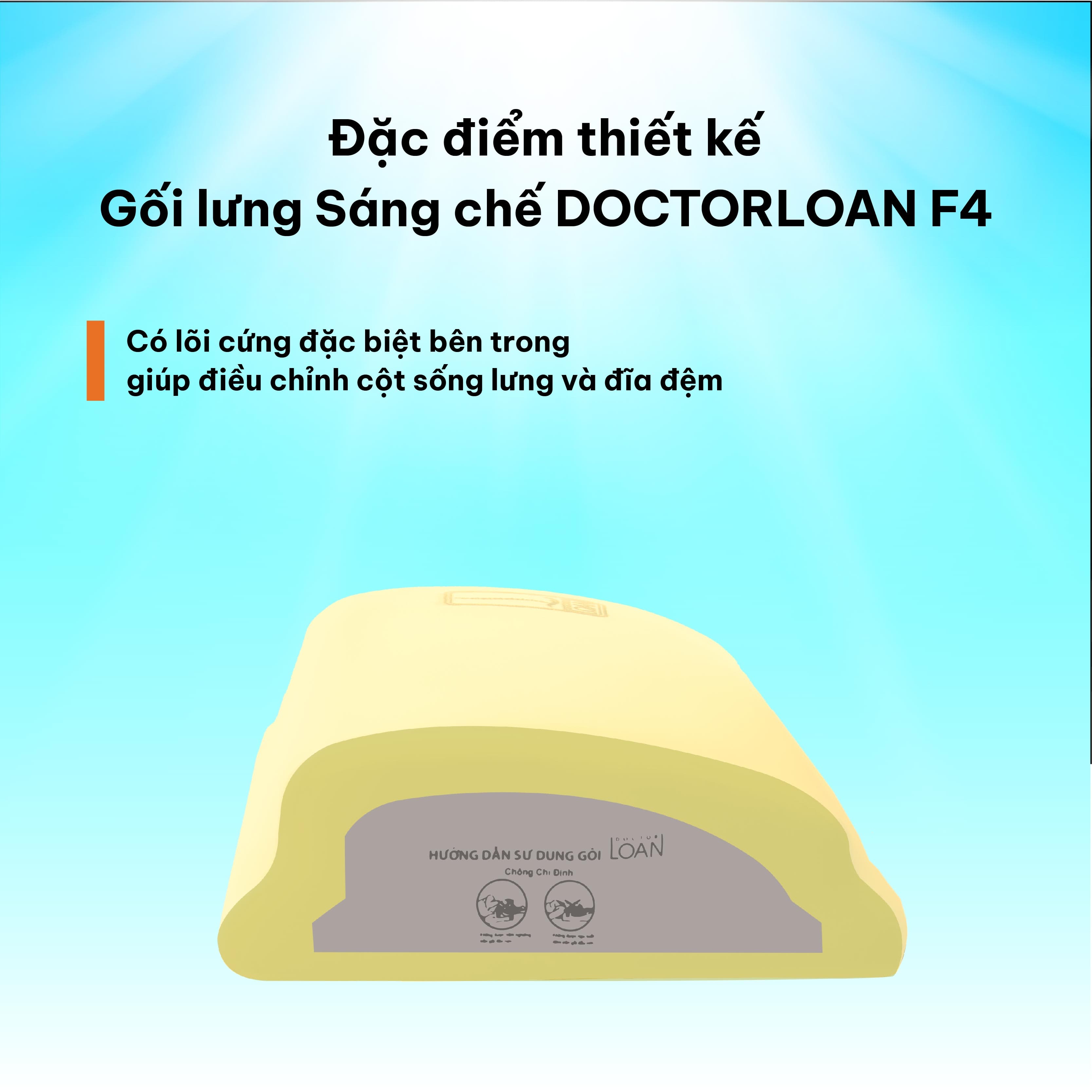 Gối lưng sáng chế DoctorLoan F4