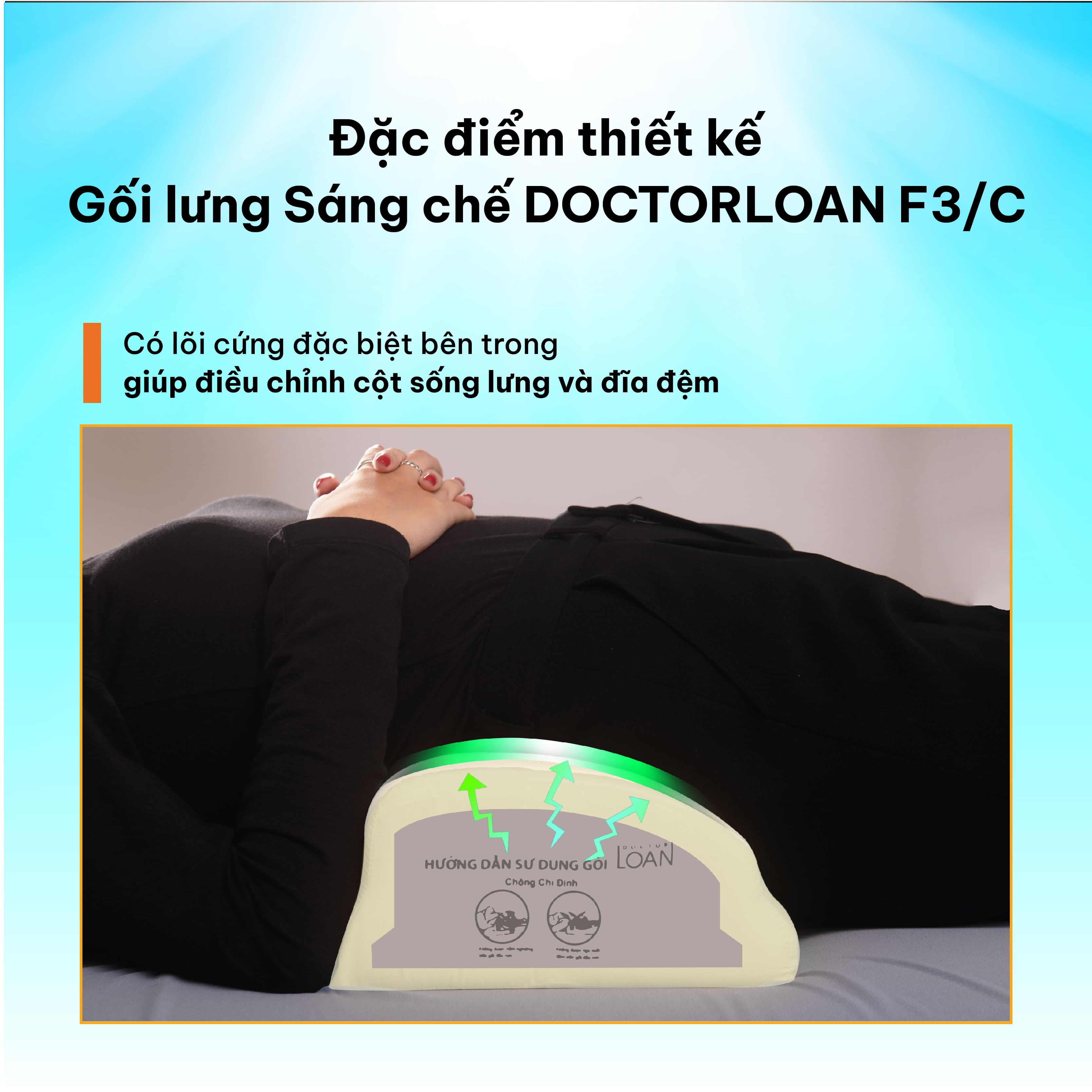 Gối lưng sáng chế DoctorLoan F3
