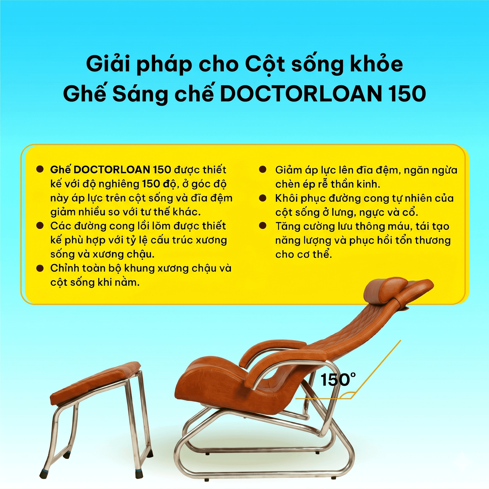 Ghế sáng chế DoctorLoan 150